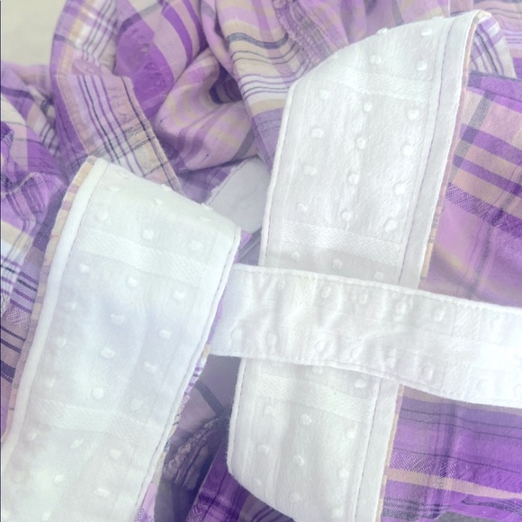 Christopher & Banks Purple Plaid Button Down Shirt - Picture 7 of 8